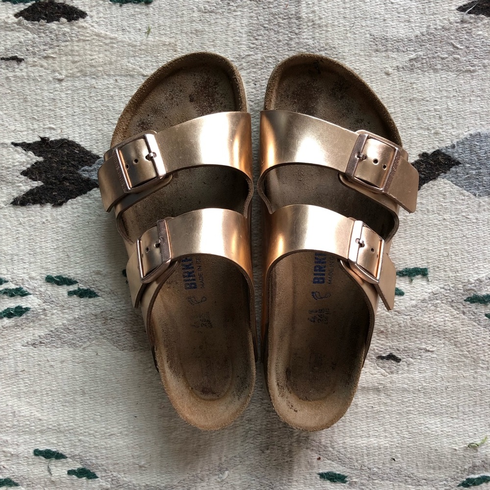 Birkenstock Arizona rose gold 41